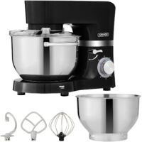 AREBOS Kitchen maschine 1500W - incl. 2 bowls
