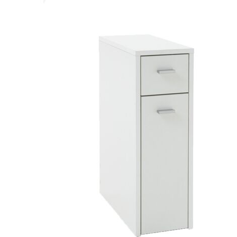 FMD Schubladenschrank mit 2 Schubladen 20×45×61 cm Weiß
