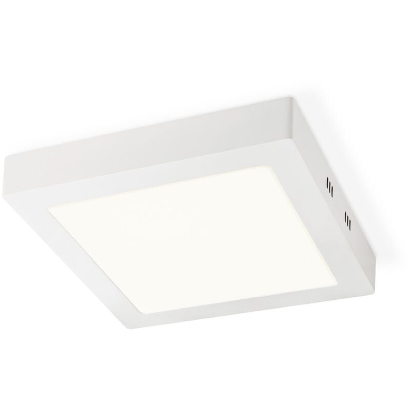 Spot Led Cuadrado plafón de metal blanco cocina iluminación 15w 145w corresponde 1000 pasillo 225x225x4cm techo