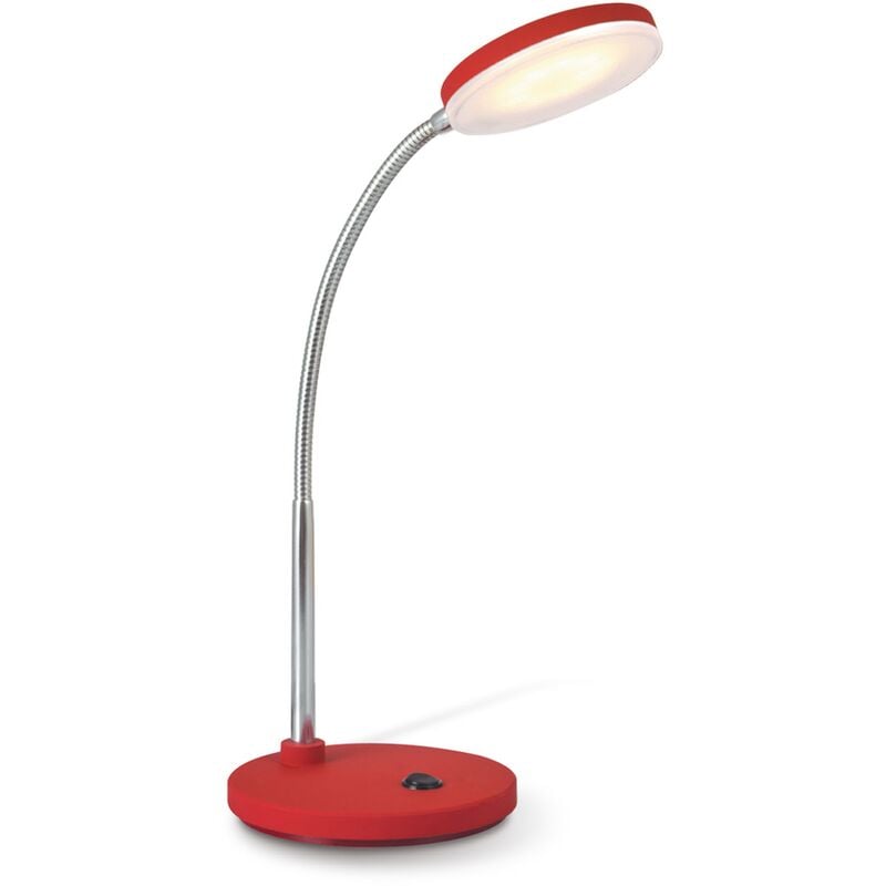 De Escritorio Ledpollylámpara flexibleled integrado55 w 35 wvida 3 horasrojo mate combinado con cromopara todos los interiores ip2 5.5w