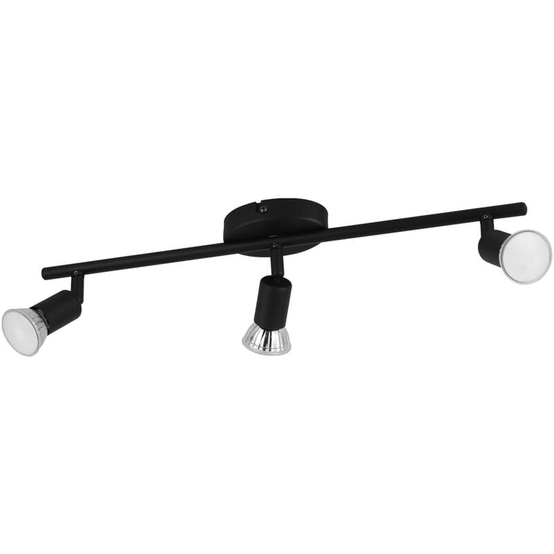 Eglo Led De techo luzled 3 llama foco hecho metal sala estar en negro cocina puntos con gu10 485