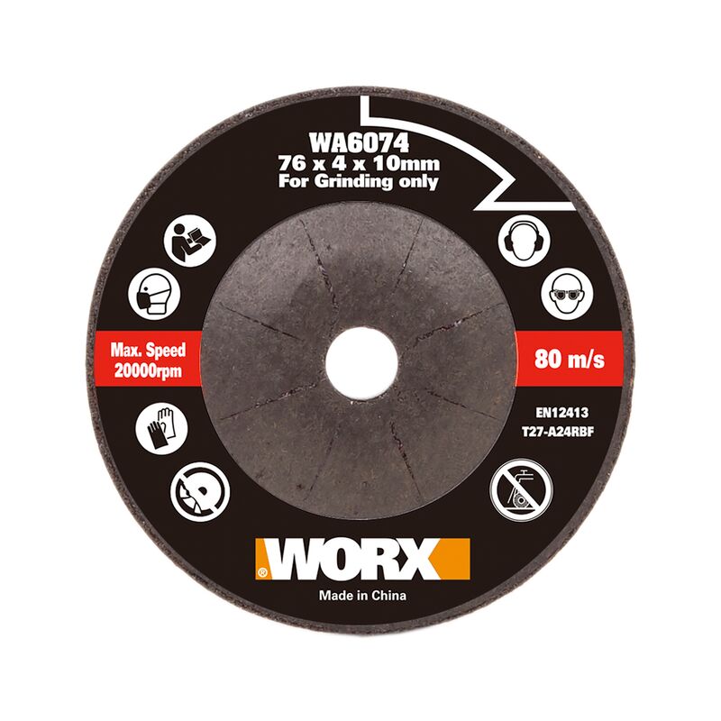 WORX WA6074 - Disco de lijado para cortador WX801 (76 mm)