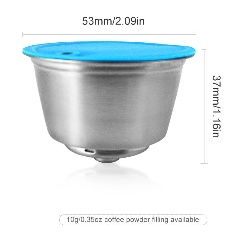 Duokon Tamper per caffè Espresso 40 mm Diametro Acciaio Inox caffè Polvere Strumento a Base Piatta Chicchi caffè Compatibile Macchina Dolce Gusto Riutilizzabile 