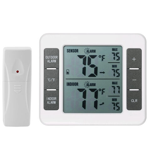 Termometro per congelatore Frigorifero digitale wireless Termometro per congelatore Termometro per congelatore wireless Sensore di temperatura interno/esterno