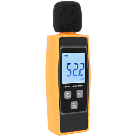 Livello sonoro digitale misuratore di decibel 30-130 DB la pressione tester misurazione delle emissioni sonore UK 