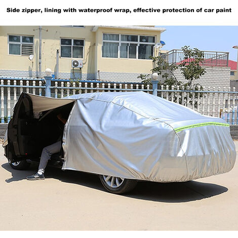 Car Cover Full Sedan Covers with Reflective Strip Sunscreen Protection W1L0