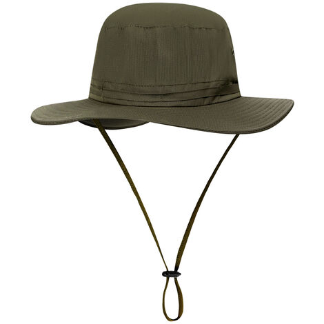 Qlans unisex cappello artico di raffreddamento cappello da sole cappello a tesa larga da pesca regolabile per uomo donna 