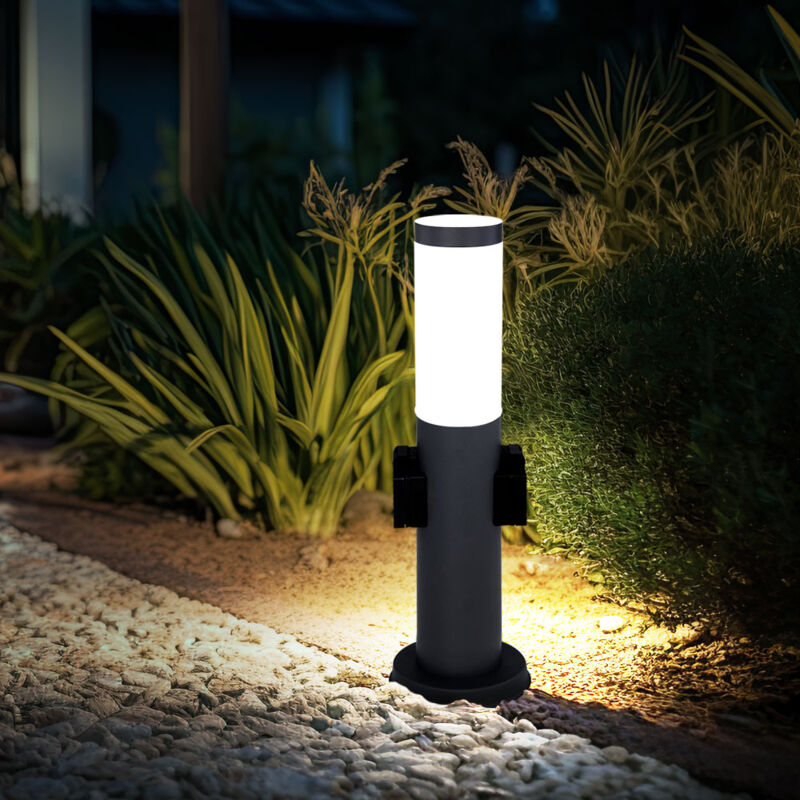 Lampada Da Esterno Moderno Inside Alluminio Antracite 1 Luce G9 3W 3000K