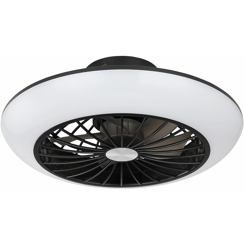 Ventilatore Da Soffitto Con Luce LITGLOBE 50 Cm - Telecomando E APP, 6 Velocità, Reversibile, Dimmerabile