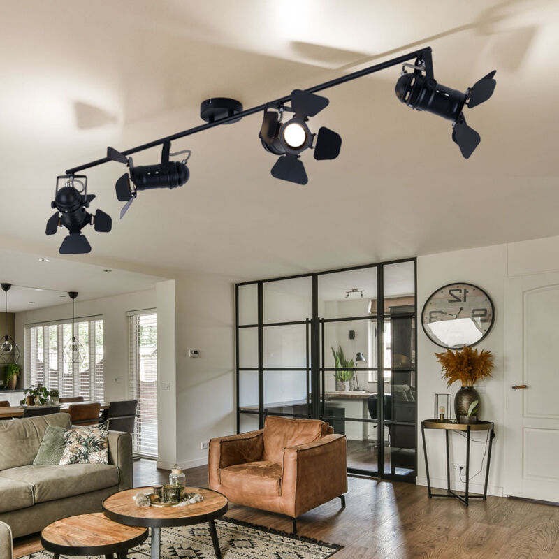 Plafoniera Orientabile MACLEAN Per LED GU10 Fino 40W - Forma Quadrata, Design Moderno, Ideale Per Soffitto - Foto 12