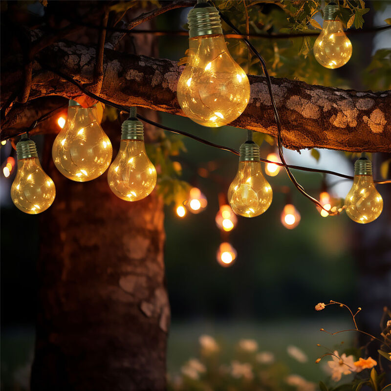 Luci A LED Solari Per Esterno 3 Metri - 90 LED, Impermeabili IP65 | Per Giardino, Terrazza, Feste