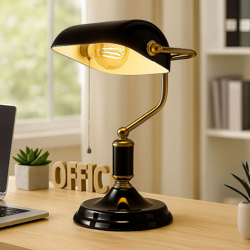 Lampada Da Tavolo A LED Vintage , Lampada Da Scrivania In Metallo Ricaricabile Con Controllo Touch E Luminosita Regolabile Per Bar Ristoranti E Caffe 86867000