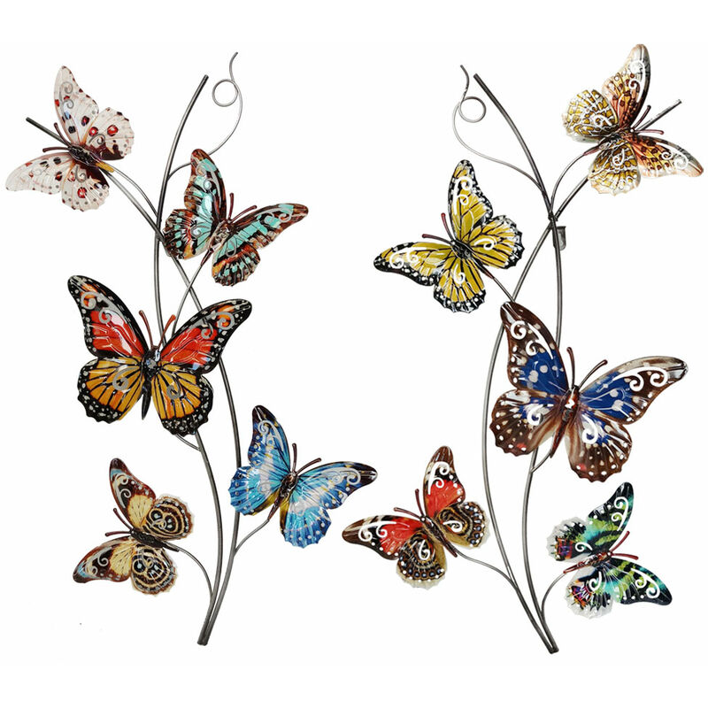 Decorazioni da parete a forma di farfalla per il giardino