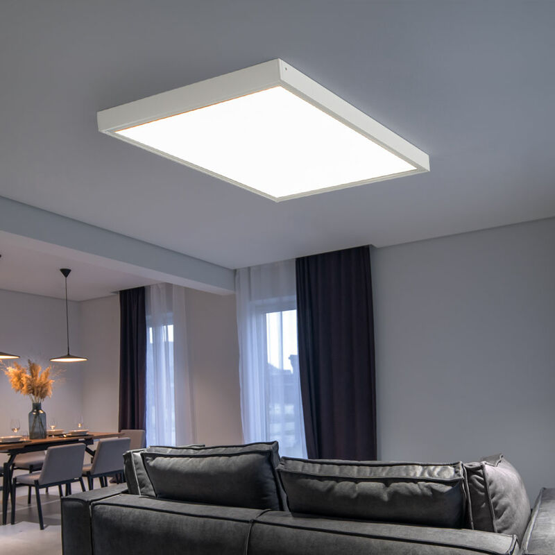 Pannello a soffitto a led 30 x 60 cm 25W extra piatto. Cornice bianca