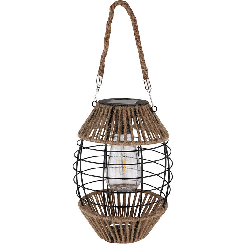 Lanterna solare con manico H28cm OAKY