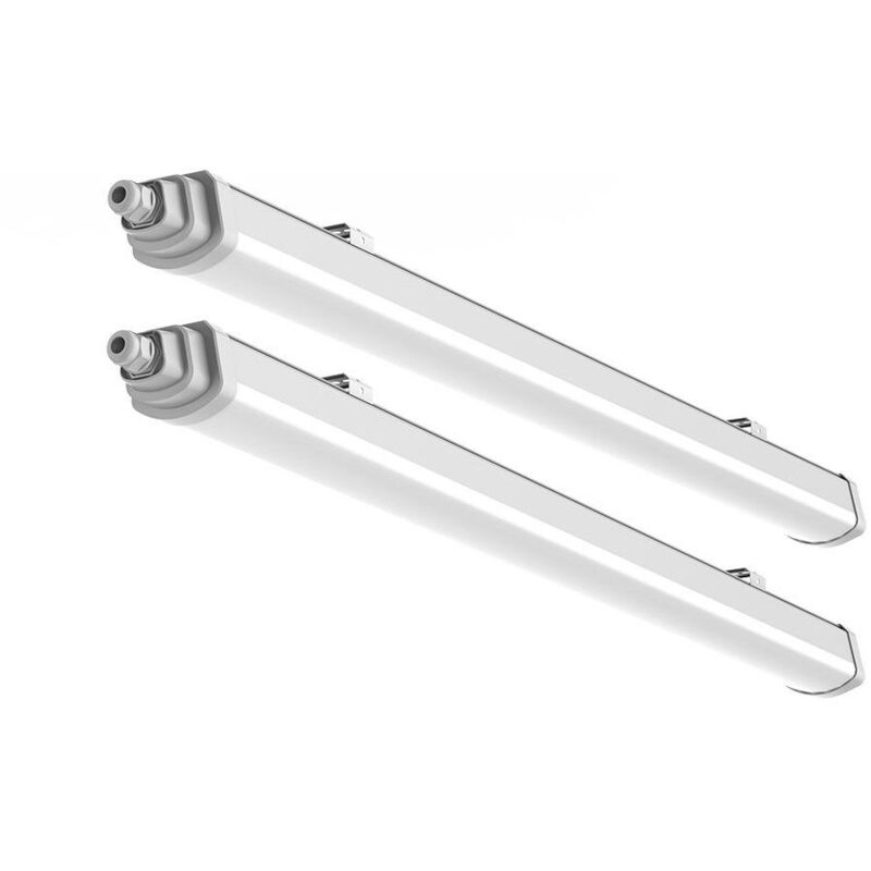 LED Feuchtraumleuchte Wannenleuchte Keller Garage 60/120/150cm Inkl. R - Foto 9