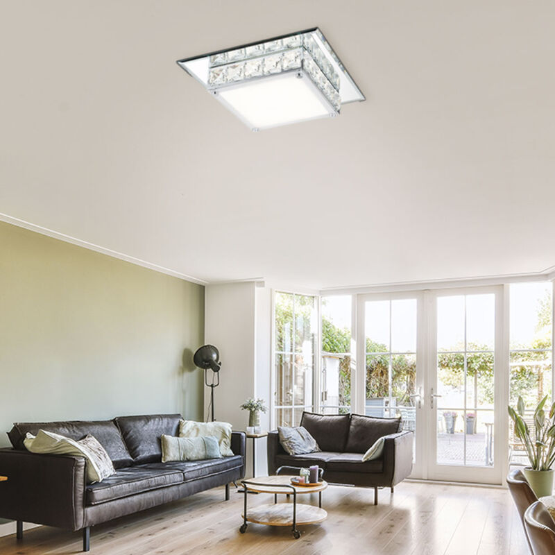 Plafoniera Faretto Con Paralume In Tessuto, Lampada Da Soffitto A 3 Luci Nichel Opaco Metallo 3 Attacchi E14 Dxh 46x275 Cm 85034824
