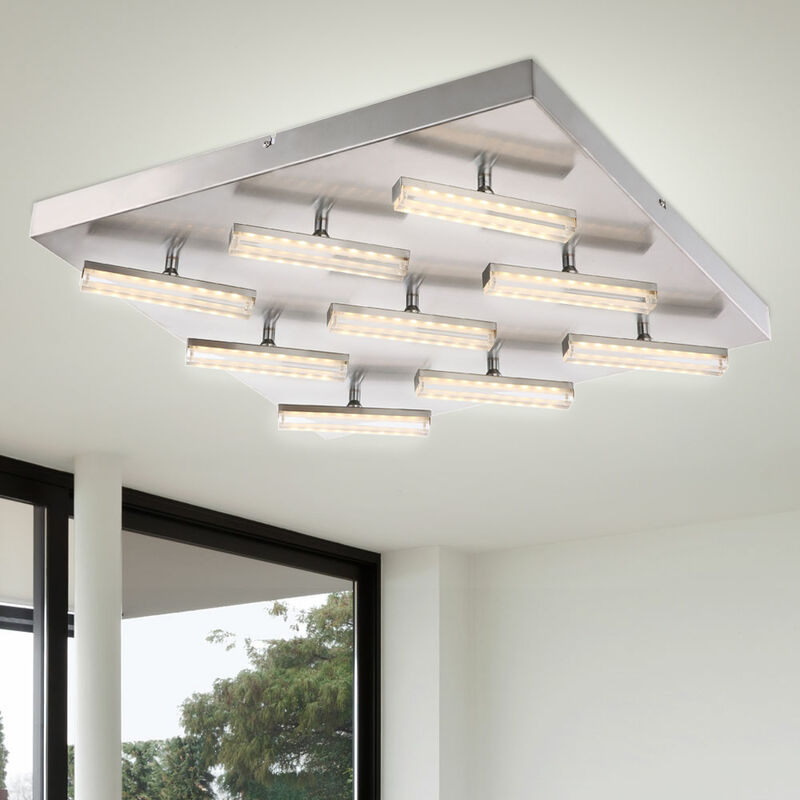 Lampada a soffitto a LED moderna - oro - 60*28 cm - in k9 cristallo - 6 luce  - lampadina G9