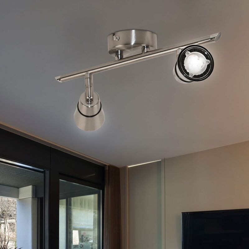 Faretti a soffitto a LED design orientabile lampada cromata apparecchio  Brilliant G31013 / 13