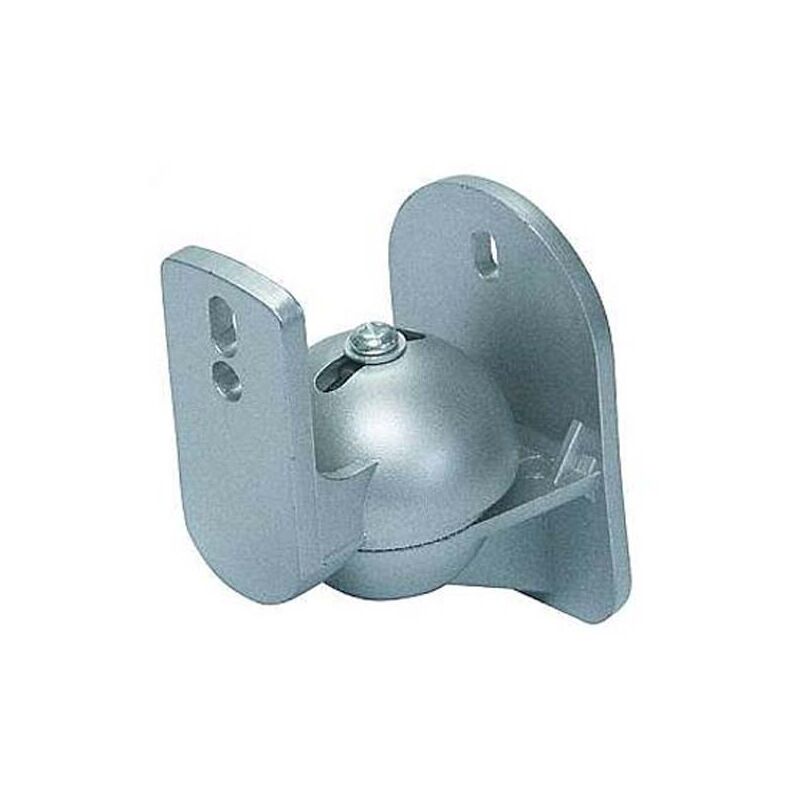Supporto Da Parete Per Altoparlanti 2 Pezzi | Per Diametro 35mm | Regolabile 180° | Carico 40kg | Per Casse 10-15 Pollici | Acciaio Laminato