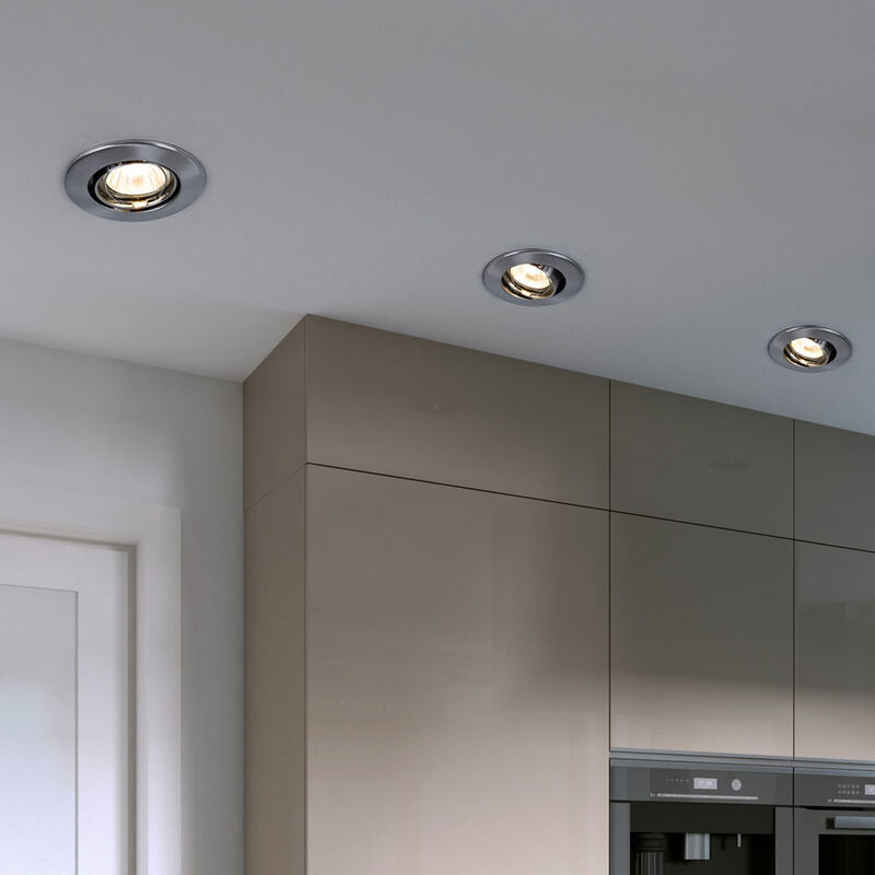 Paulmann 93399 Lampada LED Da Incasso LED  Monocolore Gu10 Ferro Spazzolato 2345134