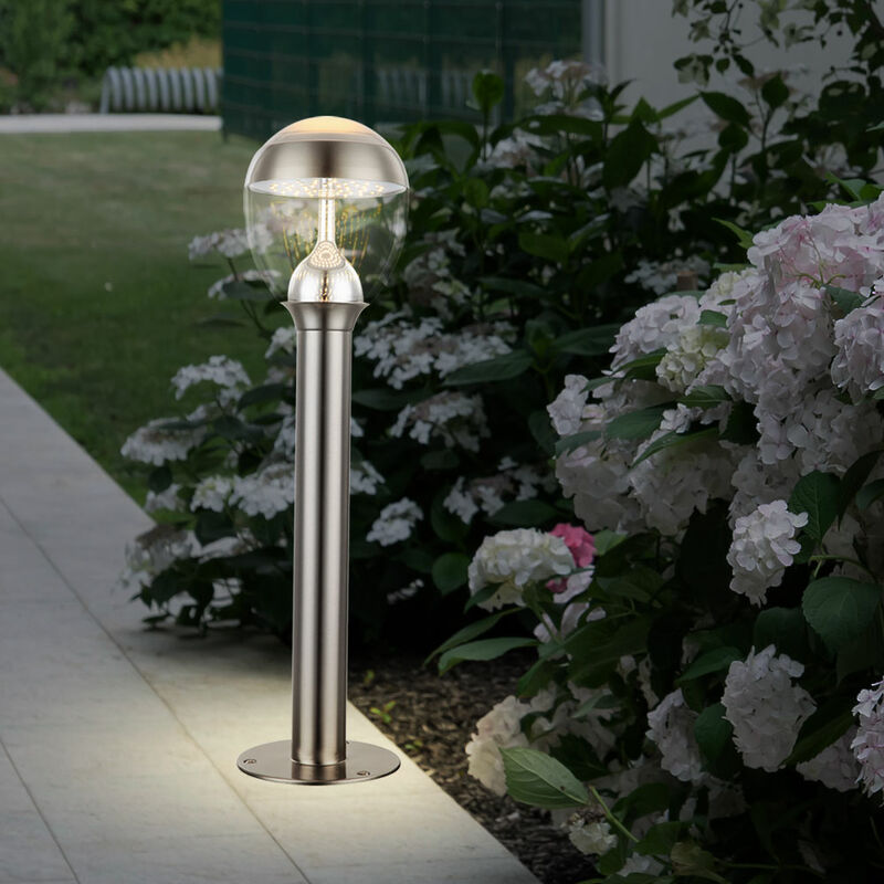 Lampada da terra a LED in acciaio inox 11 watt lampada da giardino lampada  da terra Globo 34251 CALLISTO
