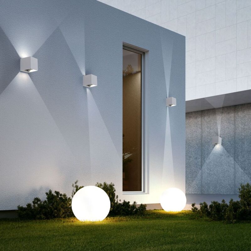 Lospitch Confezione da 8 faretti da terra, luce da terra a LED rotonda da 3 W che può essere carrabile, illuminazione da giardino per esterni impermeabile IP67 per vialetto del balcone del