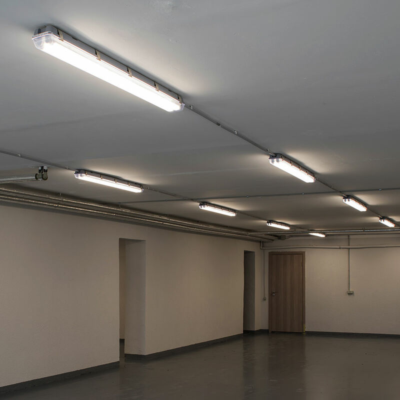 8x SMD LED tubi a soffitto luci vasche lampade luce diurna garage faretti
