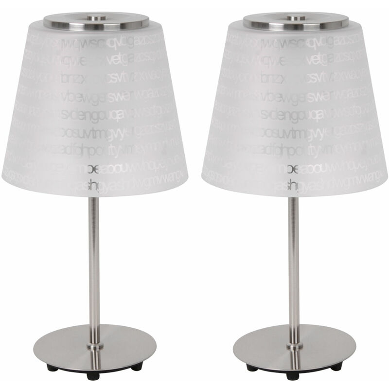 Set di 2 lampade da tavolo, soggiorno, sala da pranzo, lampada da ingresso,  lampada, lampada 1001-1T2er