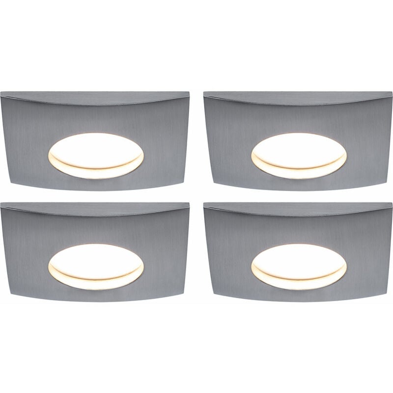 Set di 4 plafoniere LED da incasso per corridoio faretti faretti lampade in  alluminio DIMMERABILI cartone danneggiato