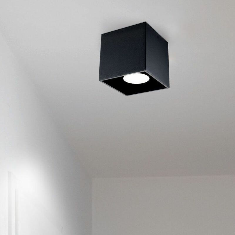 Faretto LED 8W doppio colore incasso quadrato 9cm luci soffitto cucina GU10  230V LUCE 3000K