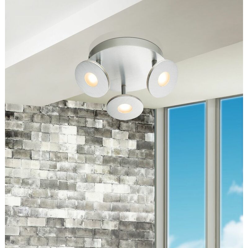 Plafoniera a LED da 12 watt 3x faretti faretti a spirale illuminazione a  soffitto