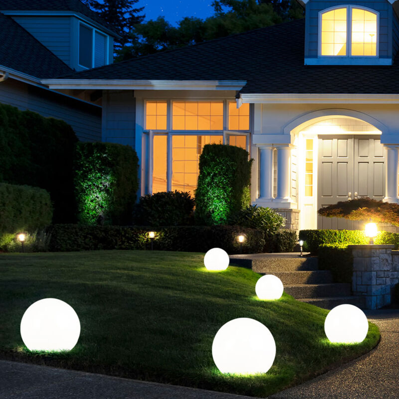 Lampada solare per sfera esterna decorazione solare da giardino luce