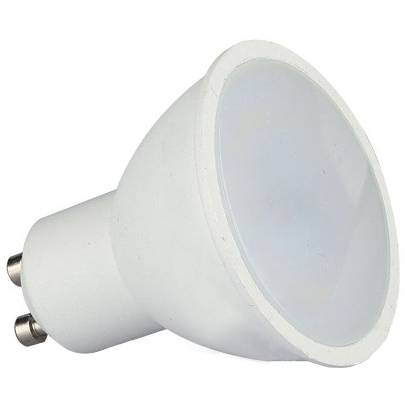 Lampadina a faretto LED attacco GU10, 5W, 400 lumen, bianco caldo 3000