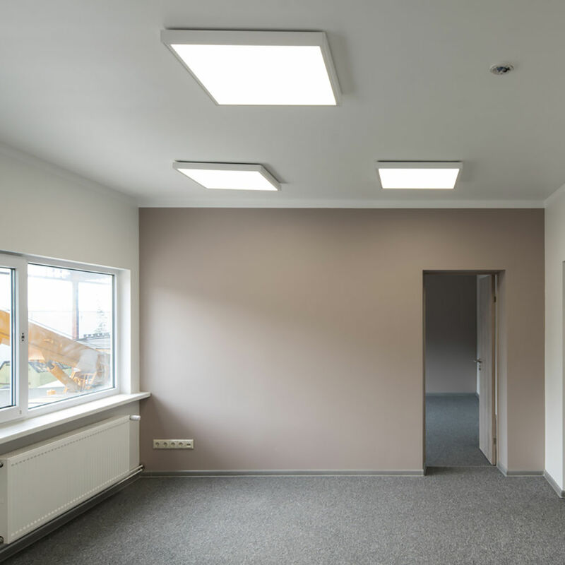 Pannello LED 60x60cm plafoniera da soffitto per ufficio Pannello LED da  incasso a soffitto pannello da soffitto bianco neutro, 36W 3960lm 4000K