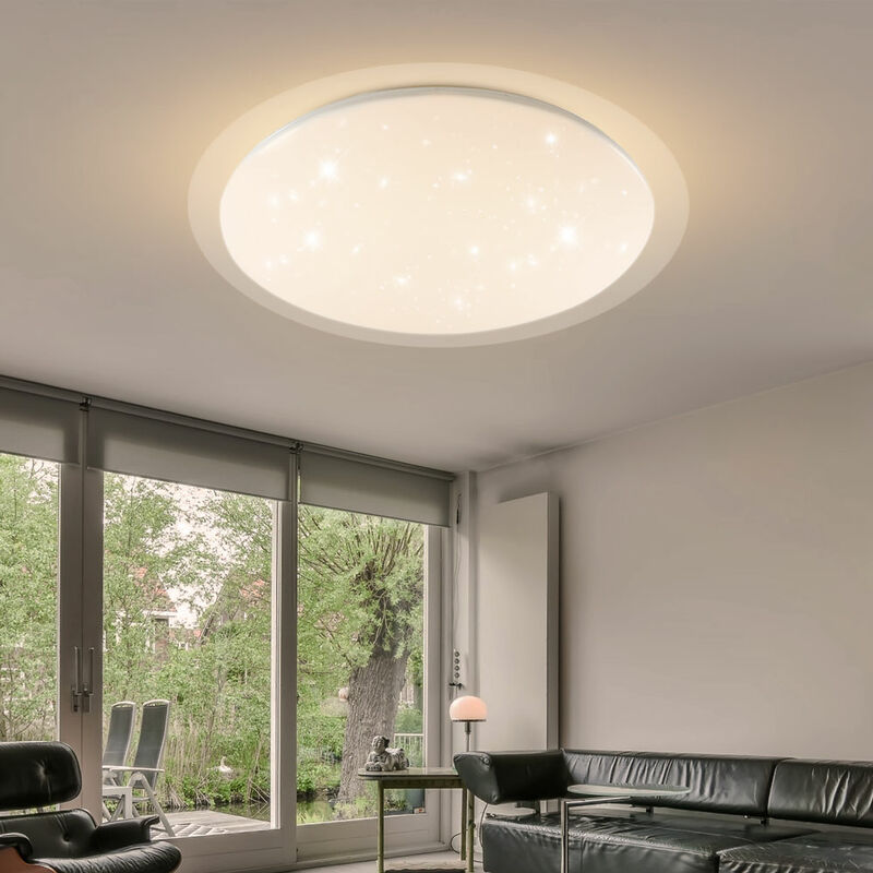 Plafoniera led con paralume DIAMO con smart control 651914001 60cm