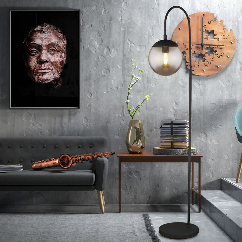 Lampada da Terra Salotto, Lampada da Terra Vintage, Lampada da Terra Gonna Erba Creativa e Personalizzata per Soggiorno Casa di Lettura Camera da Letto Arredamento per L'Ufficio, Atmosfera Nordica