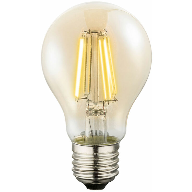 Lampada ad incandescenza a LED, stile Edison, E27, 4.3W, 470lm, 2700K, ST64