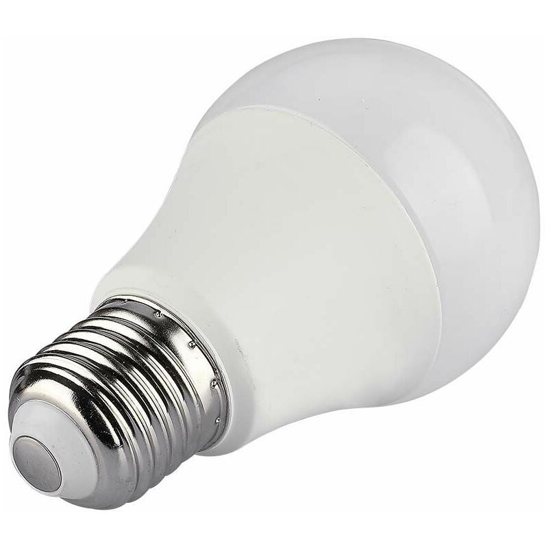 Lampadina LED RGB E27 con sorgente luminosa e telecomando, lampada  cambiacolore dimmerabile, vetro tondo, 8,5W 806lm 3000 Kelvin bianco caldo,  DxH 6x12 cm