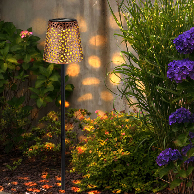 Luce Solare Rotante LED Proiezione Giardino - Lampada Esterno RGB