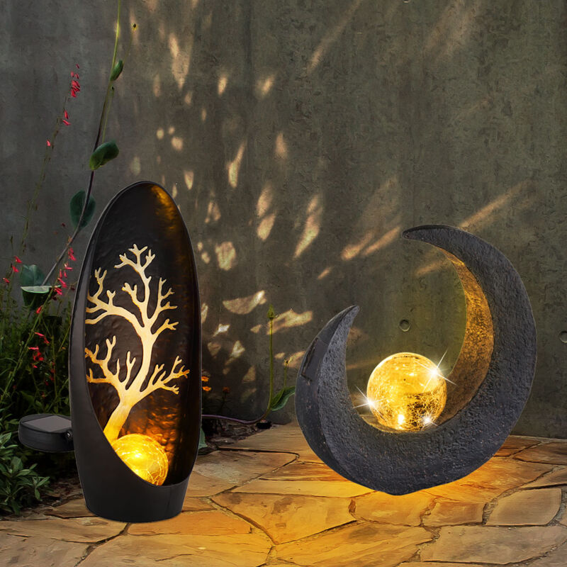 VEEKAY Luci Solari da Giardino,4 Pezzi 16 LED Luce Solare Esterno, Luce Solare LED Esterno con Fioritura 16 Fiori Lily,IP65 Impermeabile Lampade Solari da Giardino,con Luce Colorata per Patio, Prato