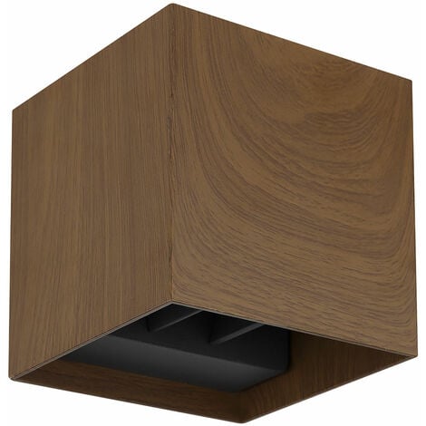 Nordlux ROLD Kubi LED Outdoor Up Down Lampada Da Parete Nera, IP44, 3000K - Foto 9