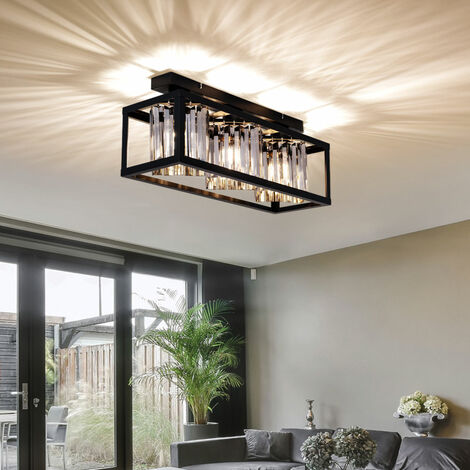 Plafoniera Lampada Da Corridoio Bagno Cucina LED Vetro Satinato Tondo