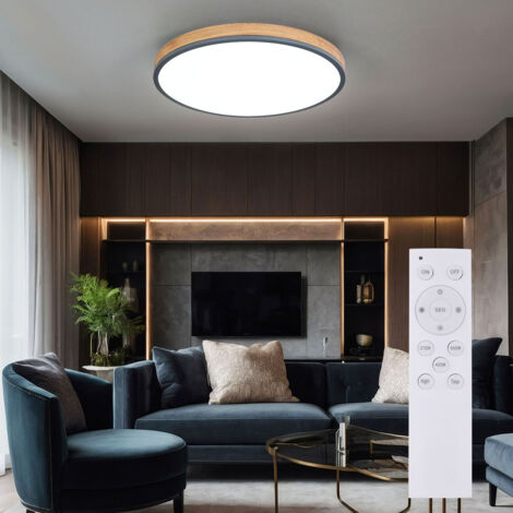 LAMPADA A SOFFITTO LED Luce Diurna Cucine Regolatore Telecomando Legno Design EUR 150,66 - Foto 3