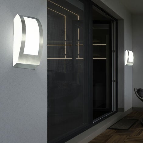 Set di 2 faretti da parete a LED facciate da giardino illuminazione per  porte di casa