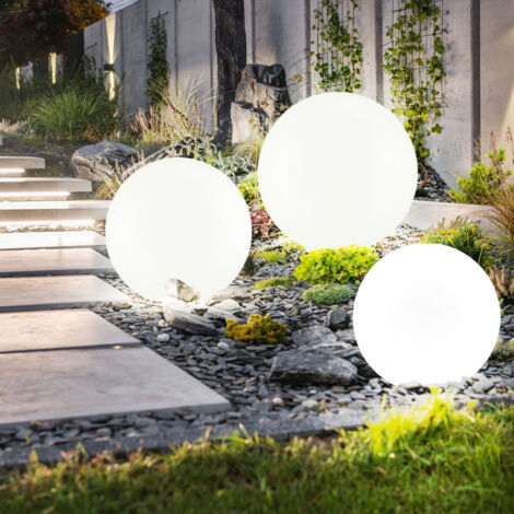8 Lampade Solari A Sfera In Acciaio Inox – Diametro 8 Cm – Luci Da Giardino, Balcone E Feste