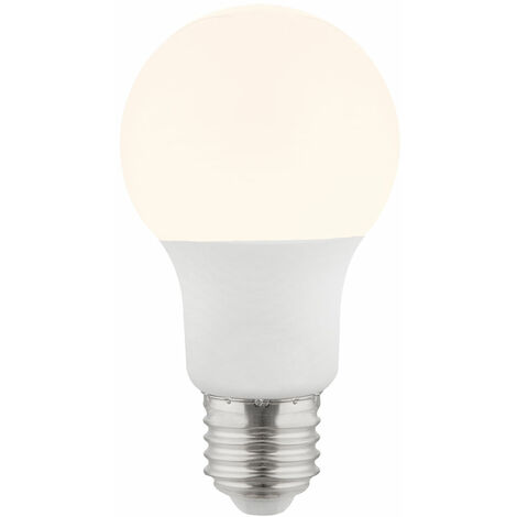 Illuminante Lampadina LED 7 watt bianco caldo Lampada sfera bianca in  alluminio, attacco E27 560 lumen