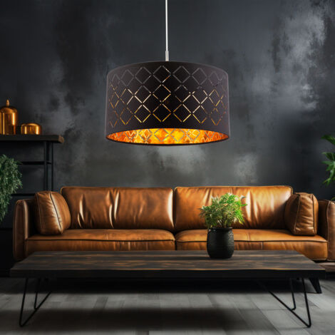 Lampada a sospensione di design moderno Plafoniera in tessuto sintetico
