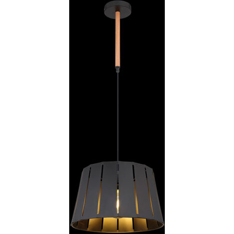 Lampada da soffitto industriale a 3 teste, lampada da soffitto in metallo nero, lampadario girevole, lampadario retrò a soffitto cavo | Leroy Merlin