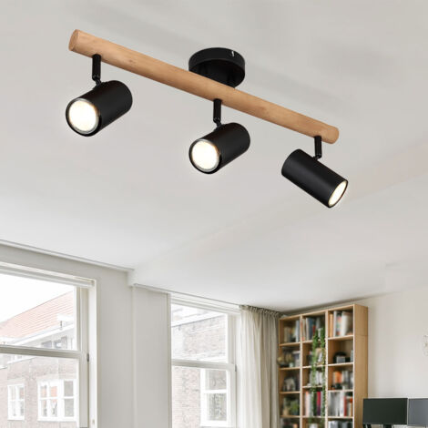 Plafoniera In Legno Rovere Stile Giapponese - Lampada LED Soffitto Soggiorno E Camera, Luce A 3 Colori, Design Vintage - 2